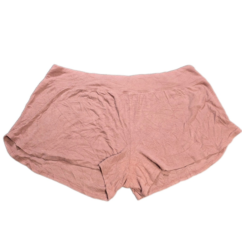 Athleta Well Rested Rib Sleep Short Women's Size 1X Pink Modal‎ Pajama Bottoms